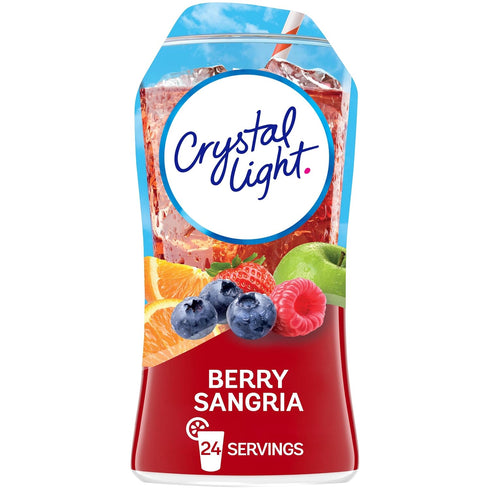 Crystal Light Liquid Berry Sangria Drink Mix (1.62 oz Bottle), 2 Pack