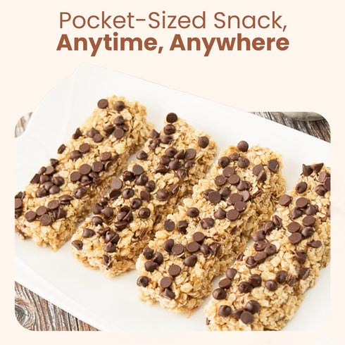 Wellsley Farms 110 60 Count (Pack 1) Chewy Chocolate Chip Granola Bars - No High-Fructose Corn Syrup - Vegetarian