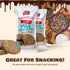 (pack 3) LIEBERS Sprinkled Topped Milk Chocolate Rice Cakes, Kosher Certified Dairy, Gluten Free Snack