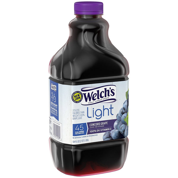 Welch's Juice 64oz Bottle (Pack of 4) Choose Flavor Below (Light Concord