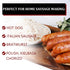 38-40mm,1.5-1.57" 70lbs Making,Pack 2 SAUSAGE CASINGS Natural Hog Casings Dia, Edible Casing for Home Sausage