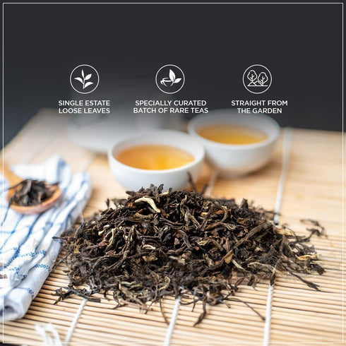 Brook37 50g Liquid Luxor - Premium Loose Leaf Black Tea | Smooth, Sweet Honey Notes | Floral Aroma | Caffeinated |