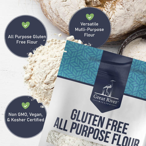 5 Lb Great River Milling Gluten Free All Purpose Flour | Made from All Purpose Gluten Free Baking Alternative