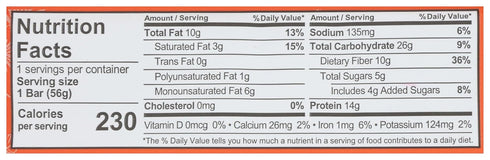 1.98-Ounce (Pack 5) ALOHA Organic Plant Based Protein Bars, Peanut Butter Cup , Bars