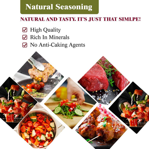 Himalayan Chef Pink Salt Coarse for Grinder Refills, 5 lbs, 100% Natural, Enriched with 84 Essential Minerals