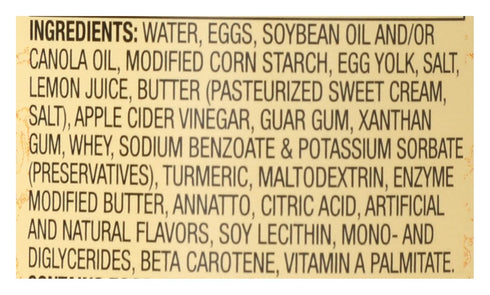 REESE SAUCE HOLLANDAISE - 7.5 OZ