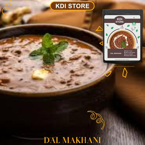 Store 55g Dal Makhani Creamy Black Lentils in Buttery Tomato Gravy Ready-to-Eat Vegetarian Indian Meal