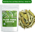 HOLFLYING 2.5 oz, Dried Aloe Vera Leaves Sliced - Cut & Sifted, All-Natural Aloe Leaves Without Aloe Vera Gel, No