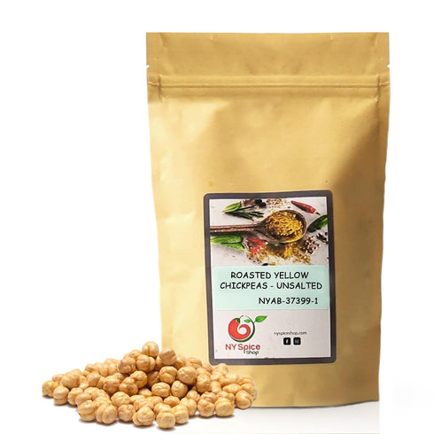 1 NY Spice Shop Chickpeas Roasted and Unsalted - Pound Dried Crispy Crunchy Chickpeas No Salt - Bulk Healthy Snacks