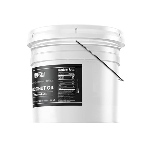 (1 Pure Original Ingredients Coconut Oil Gallon) Hexane-Free & Gluten-Free, Non-Hydrogenated