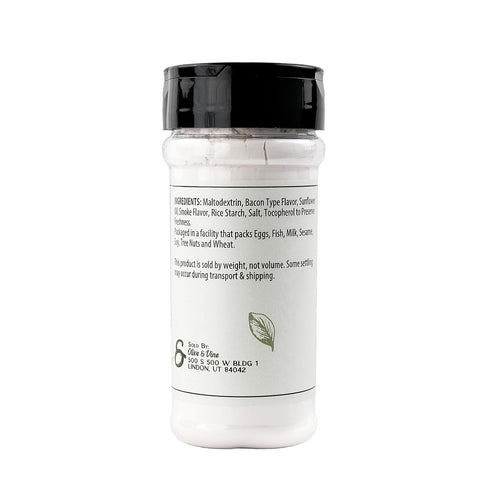 (5.44 Olive & Vine Bacon Powder, Smoky Flavor, For Seasoning & Cooking, Rich Tradition, Authentic Taste, For Global
