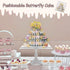 WPZQBW Set,Pink Butterfly Happy Birthday money Cake Topper Cake Filled With Cash Happy Birthday Day Cake Gift,Supplies