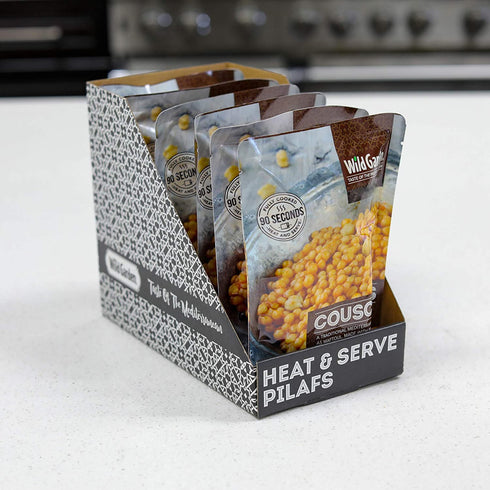 6 pack Wild Garden Heat and Serve Pilaf, Couscous, Fully Cooked, Ready to Eat, Microwavable