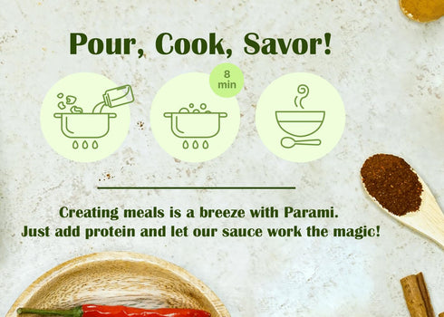 16 OZ Pack 3) Parami Thai Curry Sauce Size (Gluten Free, Dairy Free, Nut Free) (Massaman