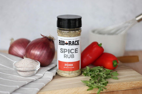 4.5 oz. (Packaging Rib Rack Dry Spice Rub - Pork, - Meat Seasoning for BBQ, Grill, Smoker - All Natural Ingredients May
