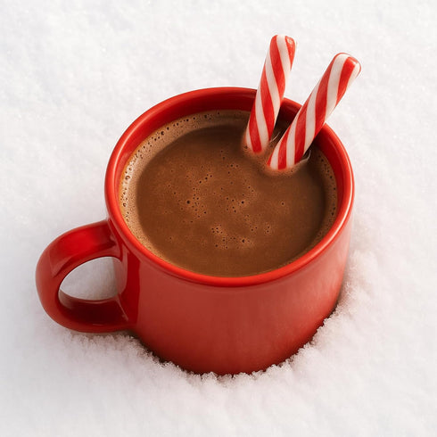 STEPHEN'S 14 oz (Pack 3) Stephens Gourmet Dark Chocolate Candy Cane Hot Cocoa Mix, Rich & Creamy Peppermint Cocoa