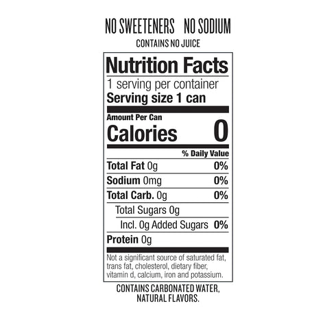 12 oz 24 pack Polar Seltzer Water Black Cherry, fl cans