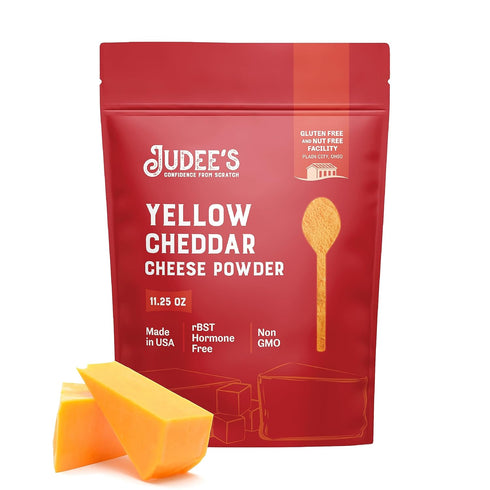 Judee's Gluten Free Yellow Cheddar Cheese Powder - Sauces & Soups with