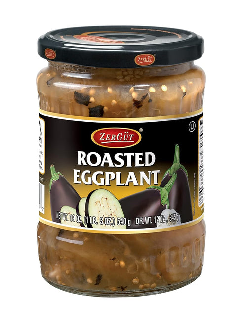 Zergut | Roasted Eggplant | Plant-Based Spread | Kosher | Vegan |