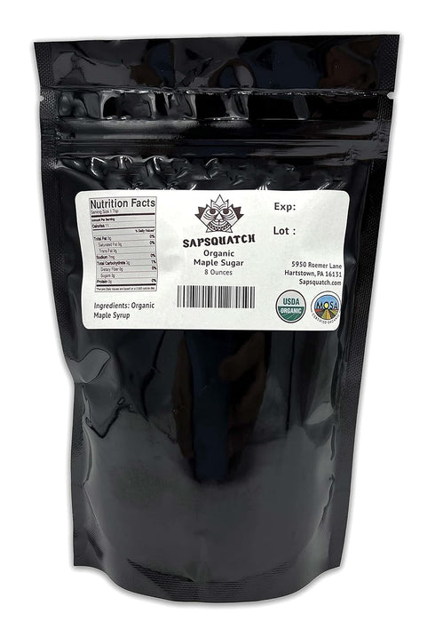 Sapsquatch Organic Maple Sugar, 8 Ounces