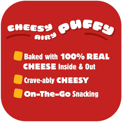 3oz 6ct Cheez-It Puff'd Double Cheese