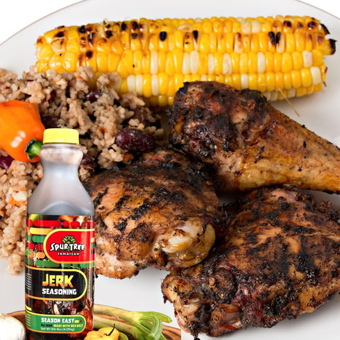 (9 Lb, 6 Oz) Spur Tree Jamaican Jerk Seasoning Authentic Caribbean Jerk Seasoning Jerk Sauce with All-Natural and Fresh