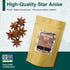 4oz Set, Soeos Cinnamon Sticks Bulk + Star Anise Whole + Whole Cloves Bulk, Each, All Natural, No Preservative, Starter