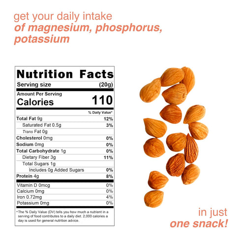 60% (1 LB) Arashan Apricots Seeds - Dried Sweet Raw Apricot Seeds, Natural| BEST Raw & Sweet Apricot Kernels, Directly