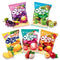 K-Herb Korean Fruit Jelly Candy Assorted Chewy Gummy Snacks 5 Fruity Flavors (Grape,