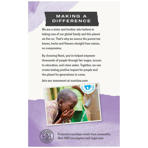16 Count (Pack 3) (Packaging Numi Organic Tea Sweet Slumber with Chamomile, Valerian Root & Lavender, Box of Tea Bags