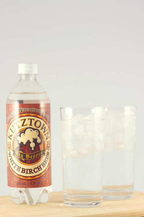 AmishTastes 24 Oz. (Pack 8) White Birch Beer, Kutztown "Nix Besser" PA Dutch Style