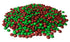Baker's Choice 5 oz., Christmas Candy - Christmas Chocolate Candy - Red And Green Candy - Holiday Mix Chocolate Lentils