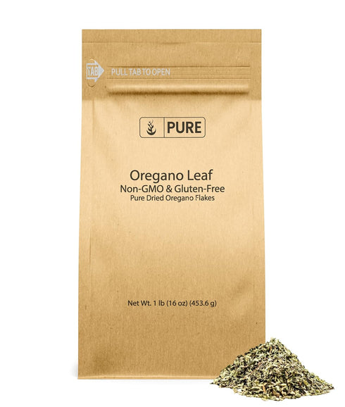 1 lb Pure Original Ingredients Parsley Flakes, Oregano Leaf Flakes, and Garlic Powder Bundle, Each, Pantry Staples