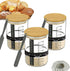 BRIRILINE Pro Sourdough Bread Starter Kit - 34 oz sourdough jar with 5