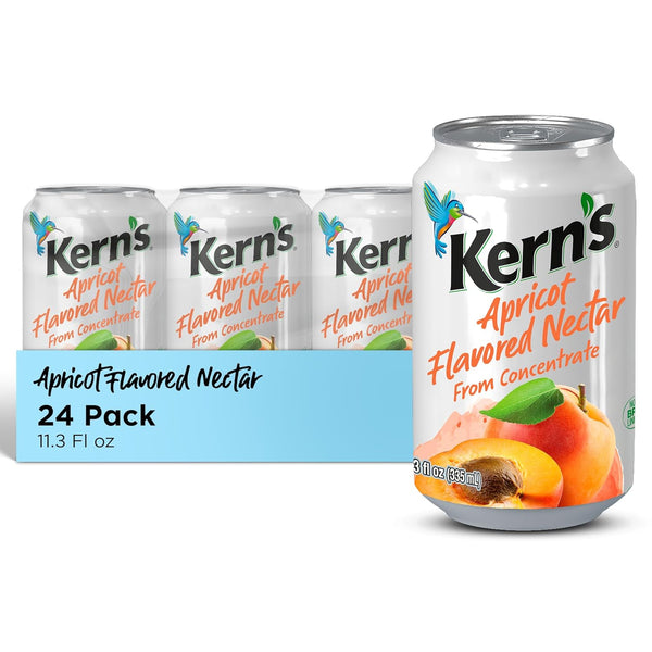 Kerns Apricot Nectar Juice - Made with Fresh Fruit Puree & Apricot