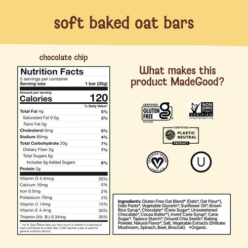 Pack, MadeGood Chocolate Lovers Variety Granola Bars, Morning Bars & Drizzled Birthday Cake Bars