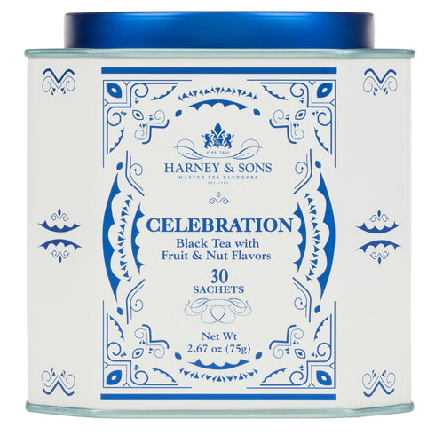 Harney & Sons Celebration, Black Tea with Apricot, Hazelnut, and Cinnamon Flavor,