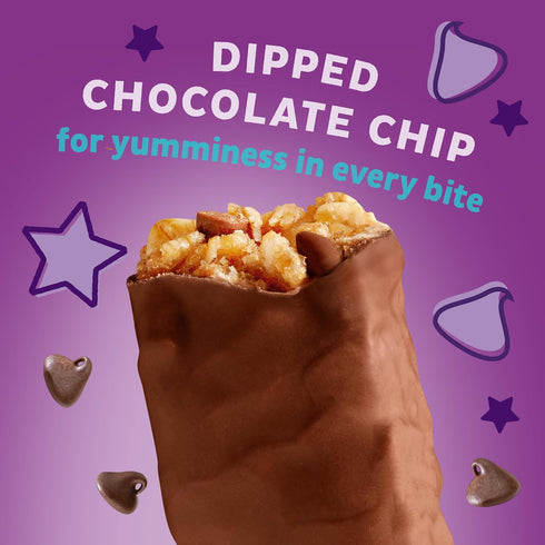 5 Annie's Chocolate Dipped, Chewy Chocolate Chip Granola Bars, ct