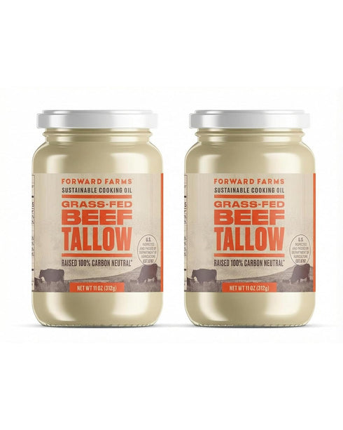 Forward Farms 100% Carbon Neutral Raised Grass-Fed & Grass-Finished Beef Tallow |