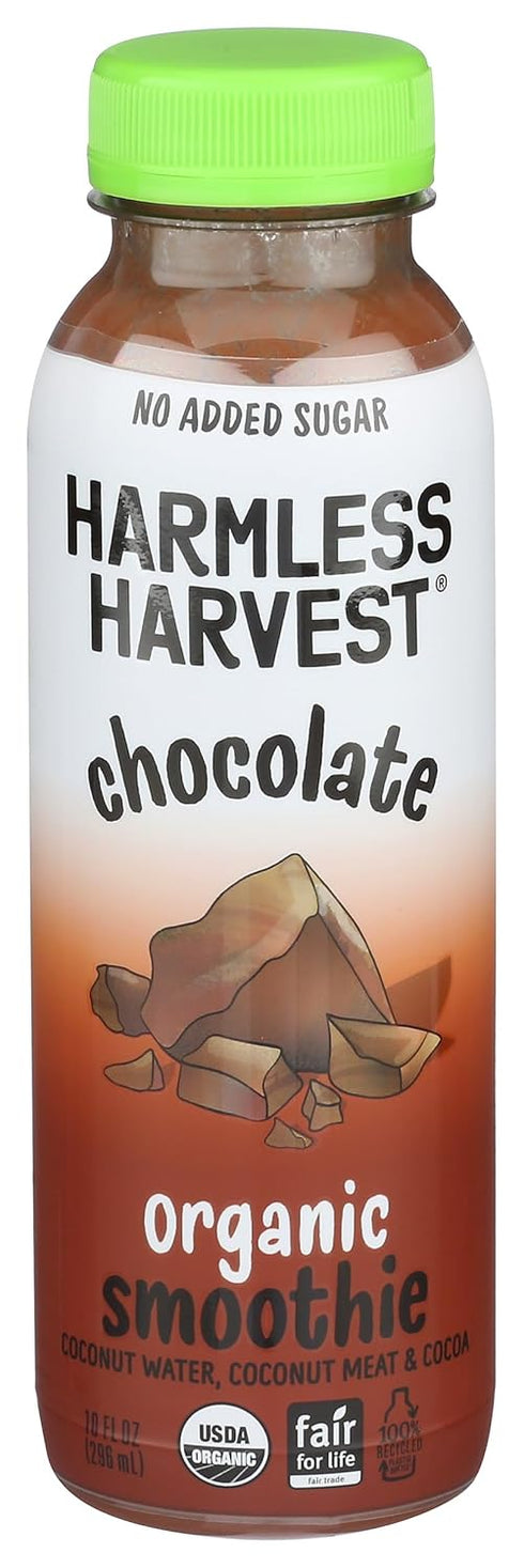 Harmless Harvest, Organic Chocolate Coconut Smoothie, 10 Fl Oz Bottle