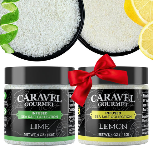 Citrus Gift Pack with Lemon & Lime Infused Sea Salts - Fresh