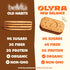 24 Packs Olyra Hazelnut Cocoa Sandwich Breakfast Biscuits, Healthy Snacks for Adults and Kids, Low Sugar, High Fiber