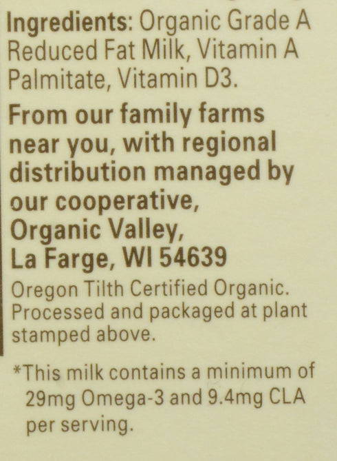 2% 64 Oz Organic Valley, Organic Milk, (Half Gallon)