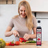16.9 Oz (Pack 1) De La Rosa Organic Raspberry Vinegar, Raw & Unfiltered Pure Vinegar, Vegan, Gluten Free & Kosher