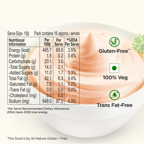 Funfoods 275G Burger Mayonnaise Eggless