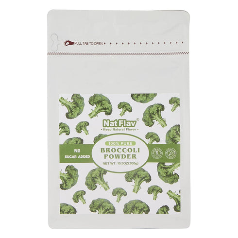 Nat Flav Broccoli Powder | 10.5oz 300g | 100% Natural Broccoli | No Sugar