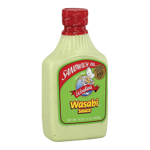 Woeber's Woeber Sandwich Pal Wasabi Sauce 16 Oz Bottle (Pack of 1)