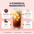 100% 80 20 Hazelnut Protein Iced Coffee - Premium Whey Protein & Instant Iced Coffees - Natural Cold Brew - Zero