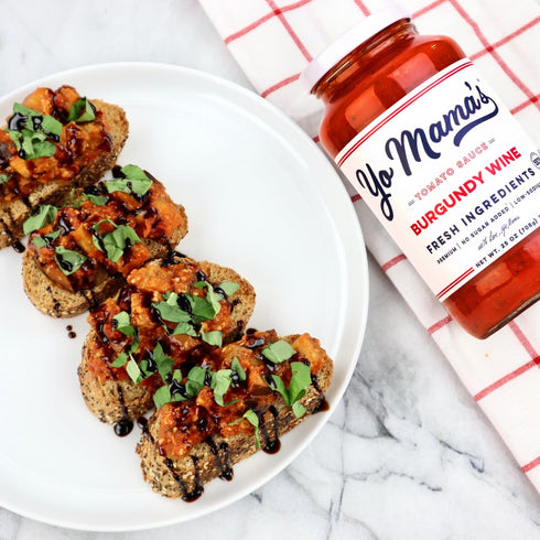 Pack (6) Yo Mama's Foods Keto Pasta Sauces - of - No Sugar Added, Gluten Free, Preservative Free, Paleo Friendly