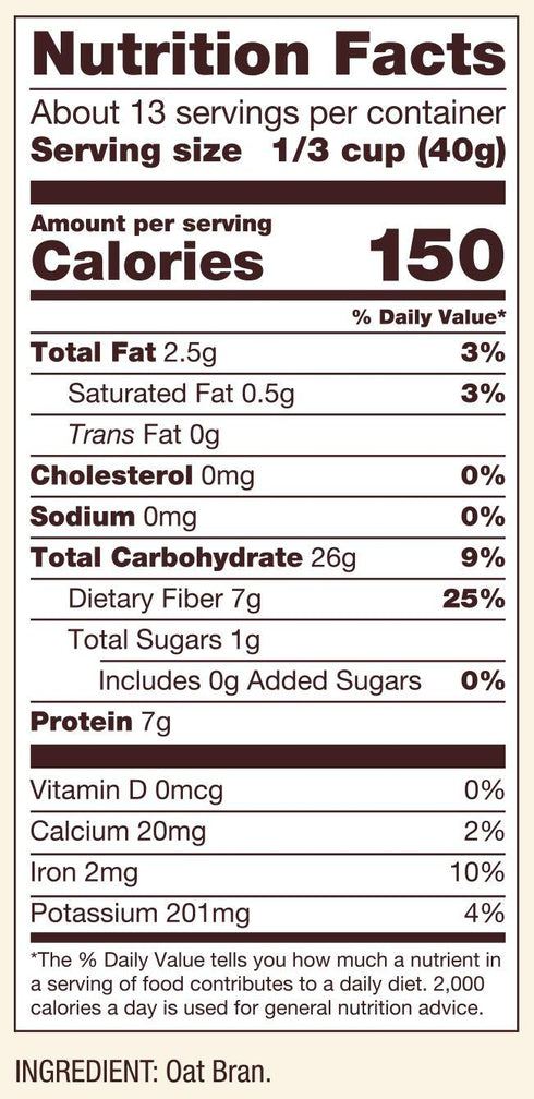 18-Ounce (Pack 2) Bob's Red Mill Cereal Oat Bran